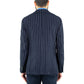 Giacca LARDINI in Lana e Seta Gessata Blu