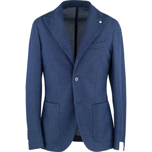 Giacca LBM Steve Dandy Jacket in Jersey Blu
