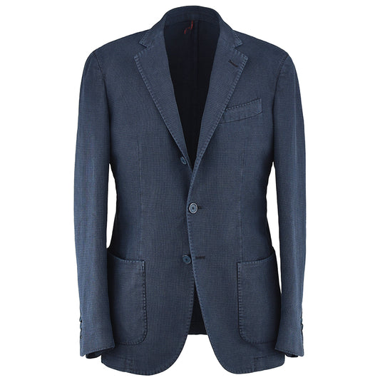 Giacca SANTANIELLO in Cotone Lavata Blu