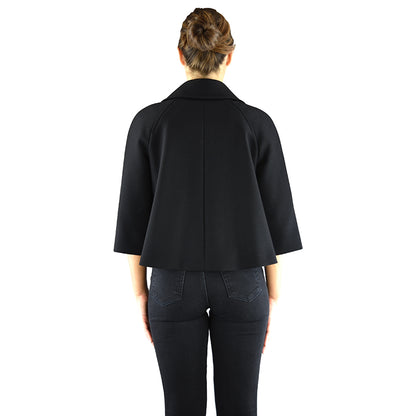 Giacca TWINSET PA826U Corta in Panno Nera