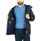 Giaccone MANIFATTURA CECCARELLI Fisherman Parka in Lana Blu Navy