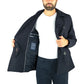 Giaccone Peacot PAUL & SHARK Doppio Petto in Lana e Cachemire Blu