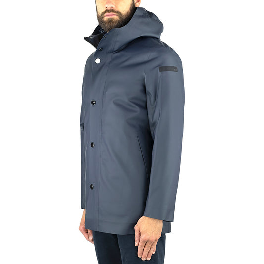 Giaccone RRD Jkt Rubber Double Parka Blue Black