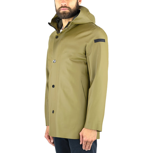 Giaccone RRD Jkt Rubber Double Parka Verde Oliva