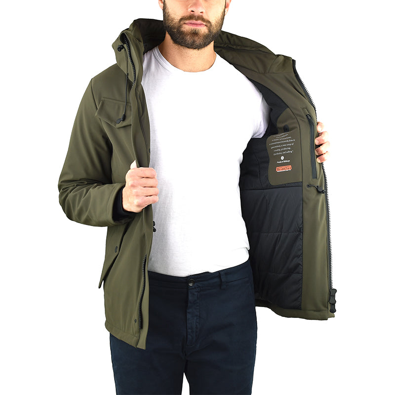 Giubbotto PEOPLE OF SHIBUYA Hiragana PM888 Verde Militare