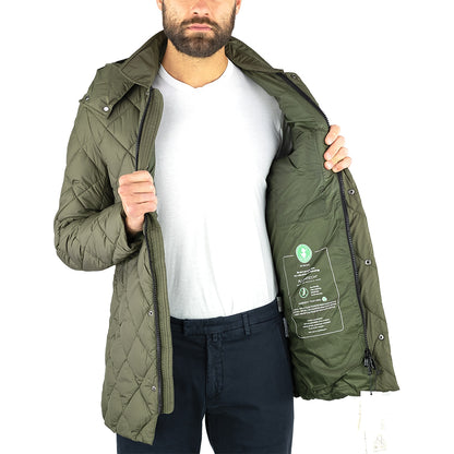 Giubbotto SAVE THE DUCK Uwe Recy15 Verde Militare