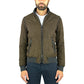 Giubbotto THE JACK West Village in Pelle Suede Marrone