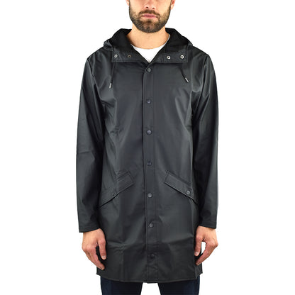 Impermeabile RAINS Long Jacket Nero