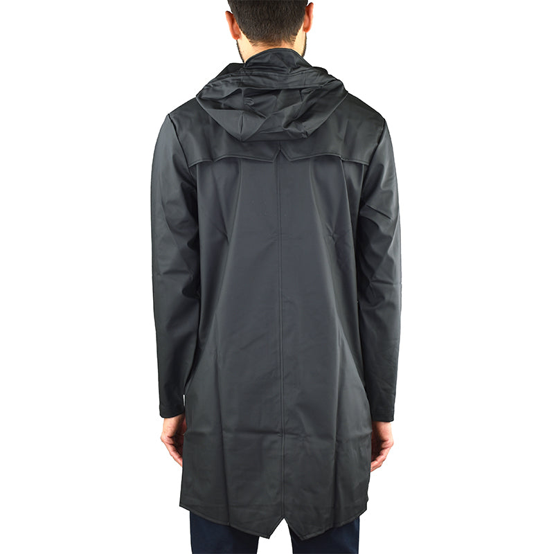 Impermeabile RAINS Long Jacket Nero