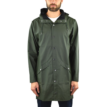Impermeabile RAINS Long Jacket Verde Militare