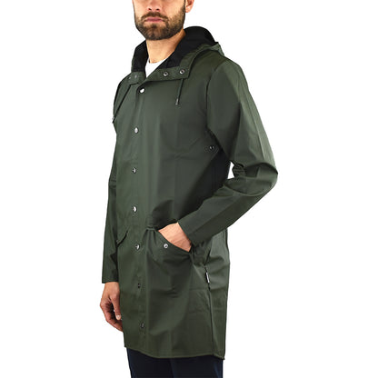 Impermeabile RAINS Long Jacket Verde Militare