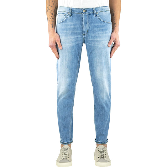 Jeans DONDUP Brighton UP434 in Denim Stretch Lavaggio Chiaro