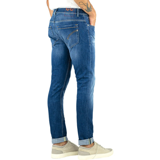 Jeans DONDUP George UP232 in Denim Stretch Lavaggio Medio