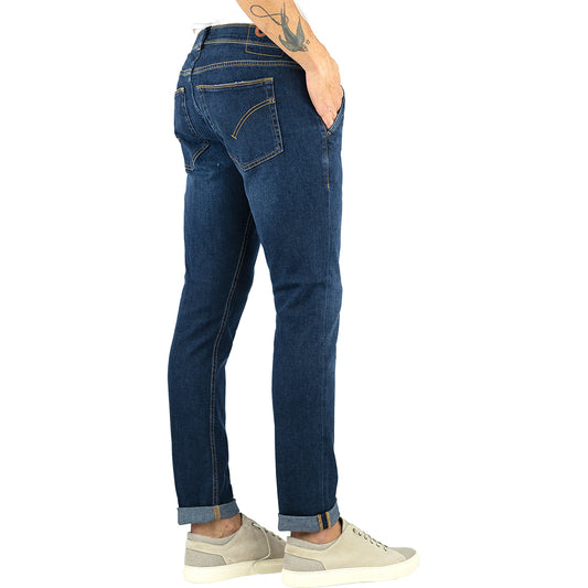 Jeans DONDUP Konor UP439 Tasche America Lavaggio Medio Scuro