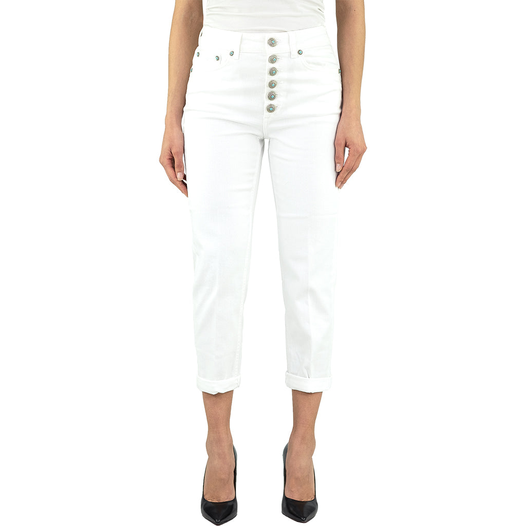 Jeans DONDUP Koons Gioiello DP268B Bianco