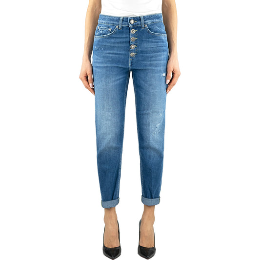 Jeans DONDUP Koons Gioiello DP268B Micro Abrasioni Lavaggio Medio