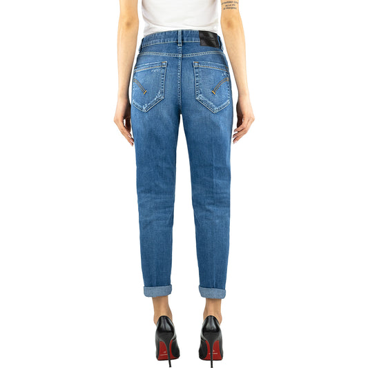 Jeans DONDUP Koons Gioiello DP268B Micro Abrasioni Lavaggio Medio