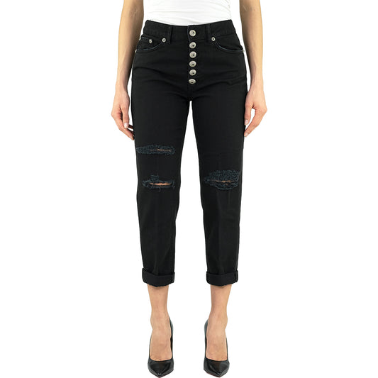 Jeans DONDUP Koons Gioiello DP268B Nero Strappato
