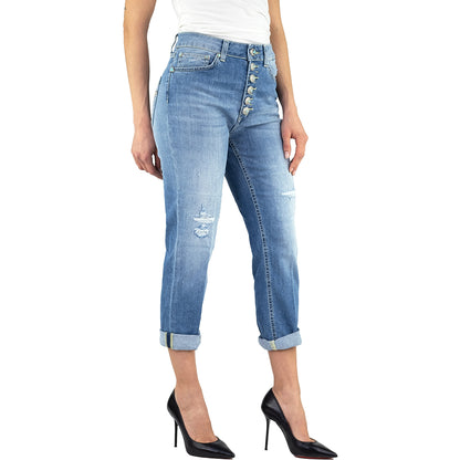 Jeans DONDUP Koons Gioiello DP268B Rotture Lavaggio Medio Chiaro