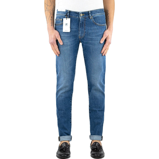 Jeans PT Torino Denim Rock Lavaggio Medio