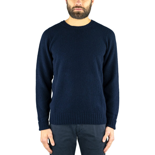 Maglia DRUMOHR in Puro Lambswool Blu