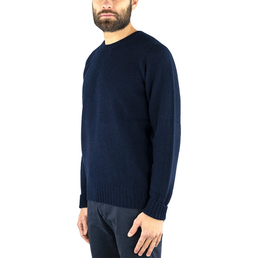 Maglia DRUMOHR in Puro Lambswool Blu