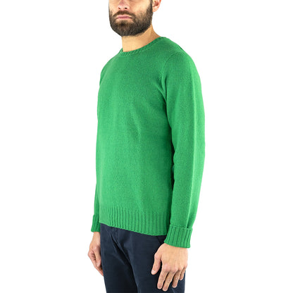 Maglia DRUMOHR in Puro Lambswool Verde