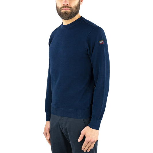 Maglia PAUL & SHARK in Cotone Organico Blu