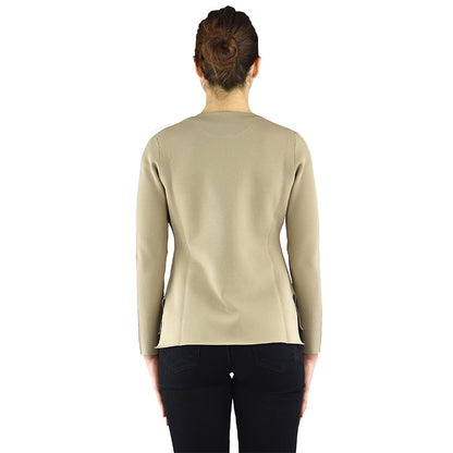Maglia Aperta KANGRA in Viscosa Beige