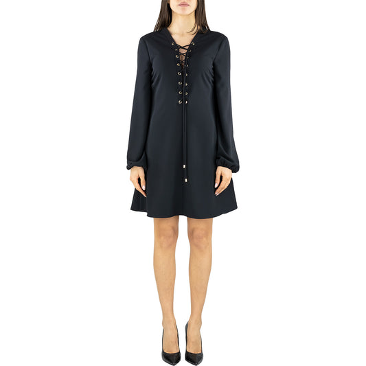 Mini Abito PINKO Affabile con Laccetti Nero