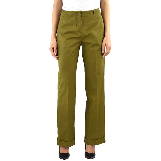 Pantalone ASPESI H107 in Popeline Tabacco