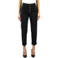 Pantalone DONDUP Nima DP576 in Gabardina di Cotone Nero