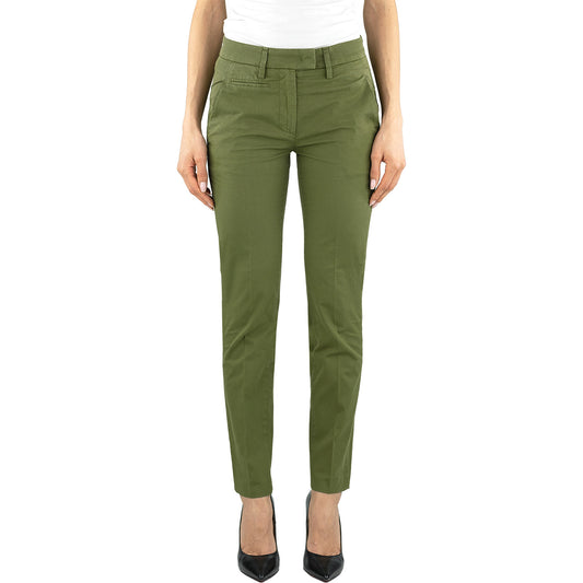 Pantalone DONDUP Perfect DP066 in Cotone Verde Oliva