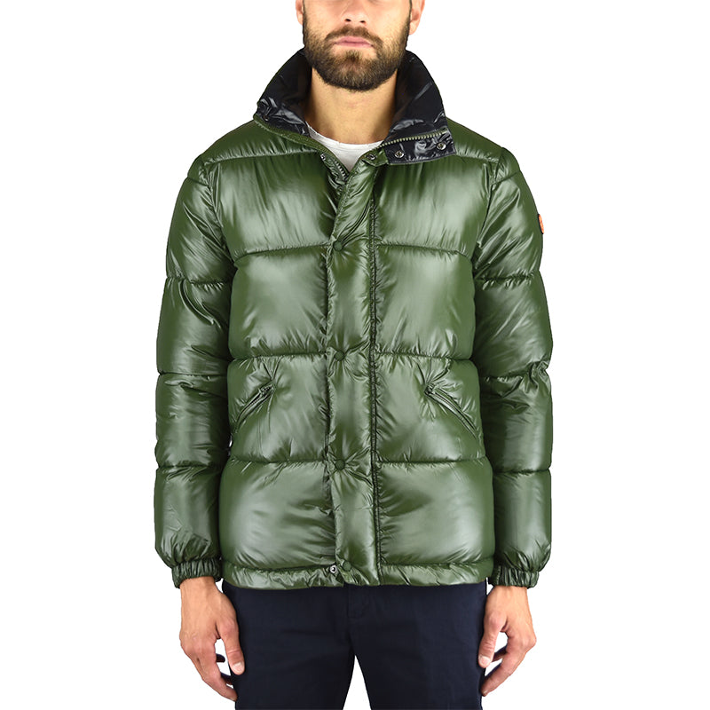 Piumino SAVE THE DUCK Y3039M Luck7 Verde Militare