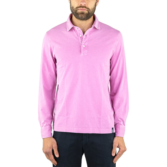Polo DRUMOHR Manica Lunga Rosa Bubble