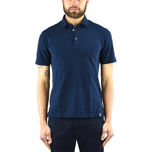 Polo DRUMOHR in Cotone Blu