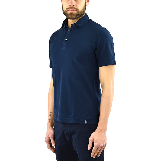 Polo DRUMOHR in Cotone Blu