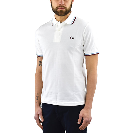 Polo FRED PERRY M12 Bianca