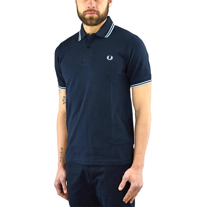 Polo FRED PERRY M12 Blu
