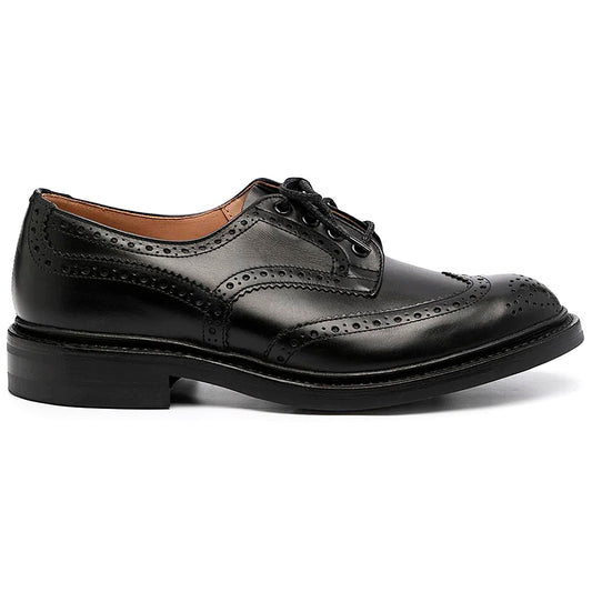 Scarpe TRICKER'S Bourton Country Shoe in Pelle Nera