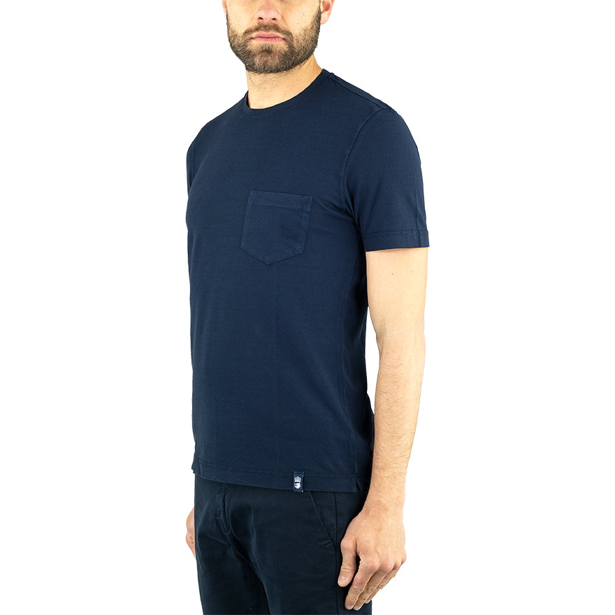 T-Shirt DRUMOHR con Taschino Blu