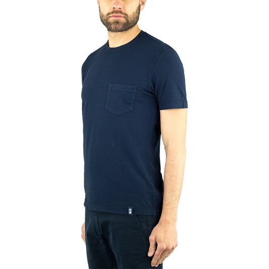 T-Shirt DRUMOHR con Taschino Blu