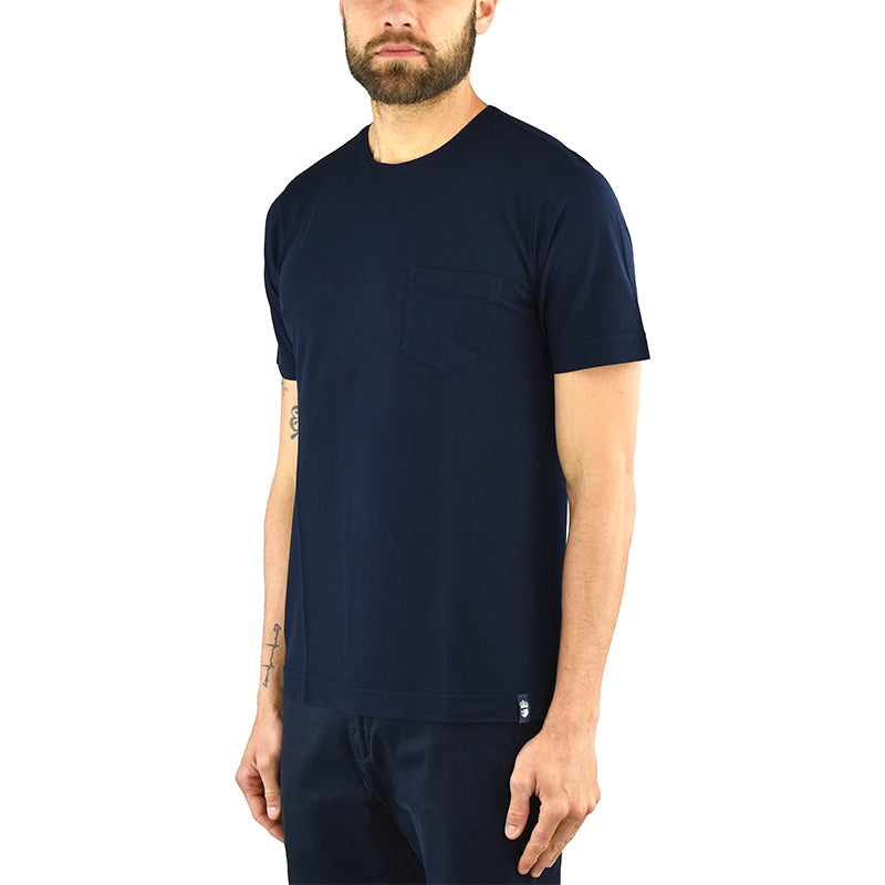 T-Shirt DRUMOHR con Taschino Blu