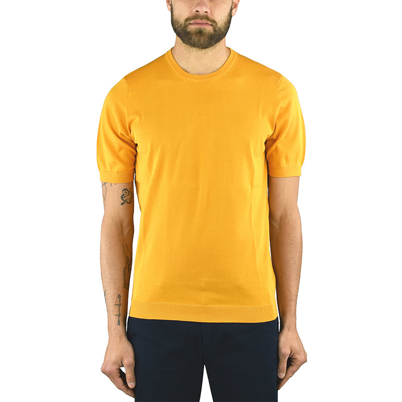 T-Shirt DRUMOHR in Filo di Cotone Arancio